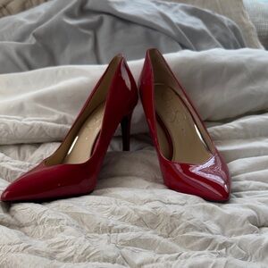 Jessica Simpson Cherry Red Patent Heels
